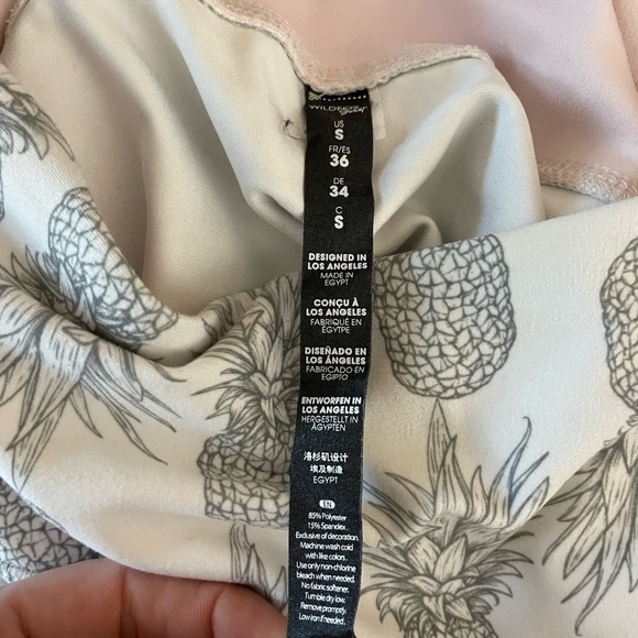 White Fox White Pineapple High Rise Leggings Womens S - Picture 5 of 10